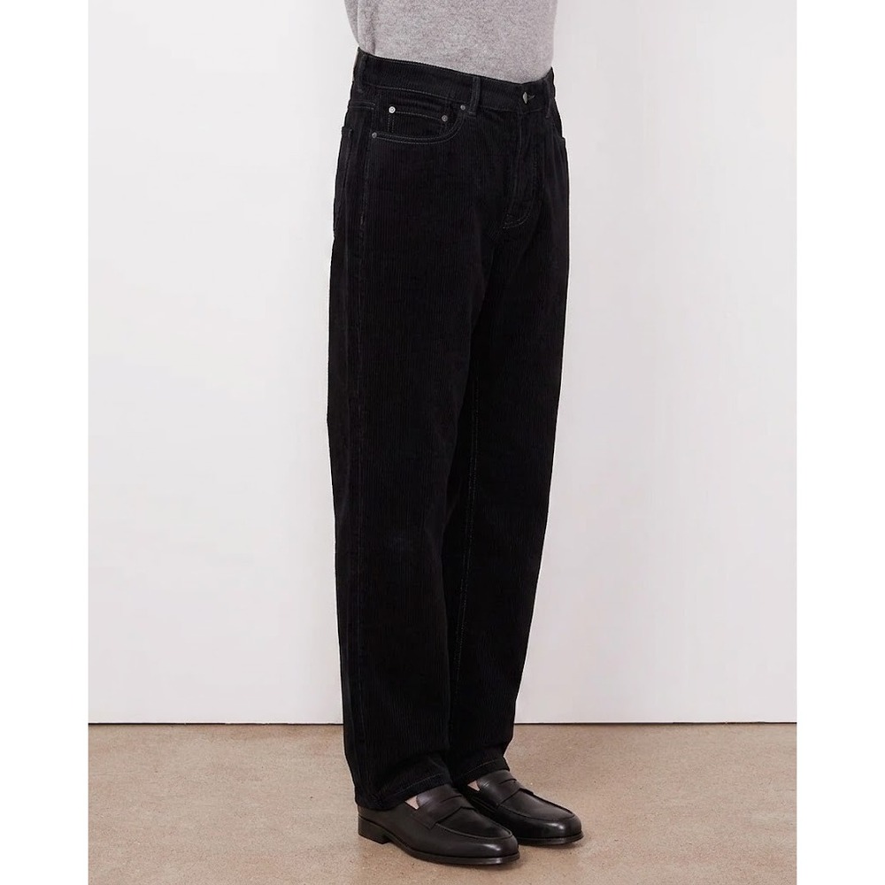 Officine Generale James Corduroy Trouser Pants In Black Men's Size 31
